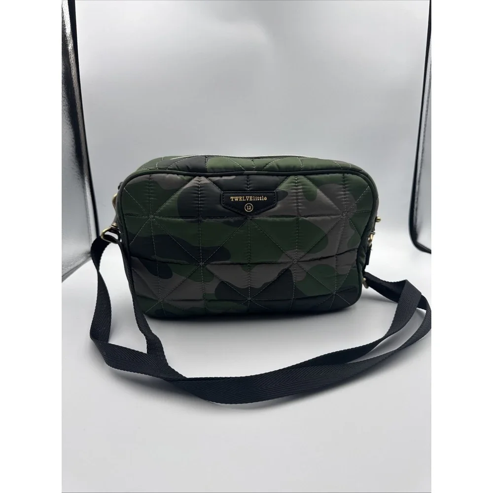 TWELVElittle Diaper Clutch Crossbody Diaperbag with Changing Pad Camo‎